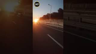 Видео сразу после взрыва Крымского моста