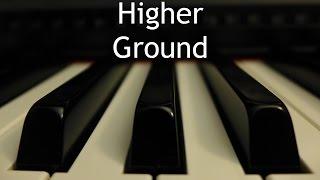 Higher Ground - piano instrumental hymn with lyrics