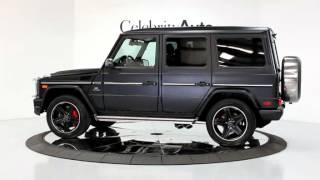 2015 MERCEDES BENZ G63 AMG MATTE BLACK REAR ENT DESIGNO EXCLUSIVE LEATHER PKG