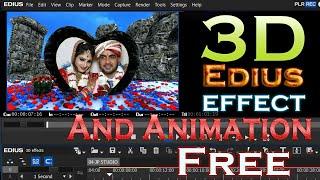 3d edius project 2023 ! how to create free 3d animation ! edius 3d cut to cut project ! Editing JP !