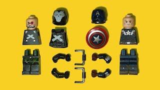 LEGO Steve Rogers & Crossbones | Captain America Civil War | Unofficial Minifigure | Marvel Movies