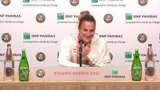 Aryna Sabalenka | After first round win in Paris | Golokpur bazar