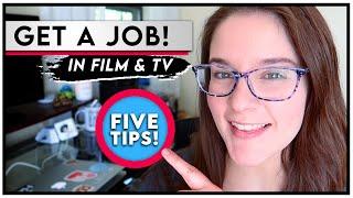 5 Steps to a Film Industry Job! (Entry Level) with NO Experience!