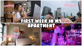 FIRST WEEK LIVING IN DALLAS | Week In My Life | New Apartment