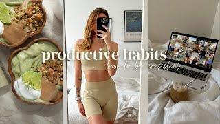 My Productive Habits 2023 - How to Set, Track + Maintain Healthy Habits | Nika