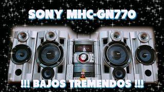 SONY GENEZI MHC-GN770 ‼️ TEST DE SONIDO EN LUGAR CERRADO #25 