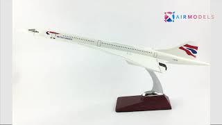 British Airways Concorde - Resin Aircraft Model