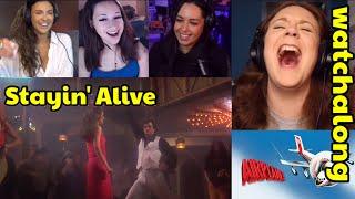 Stayin' Alive | Airplane! (1980) Realtime First Time Watching Movie Reactions