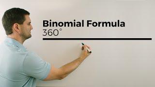 Binomial Formula, 360 degree MATH, YouTube Space Berlin, Math by Daniel Jung