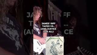 JAMES’ RIFF TAPE VS OFFICIAL RELEASE (AND JUSTICE FOR ALL) #metallica #metal #andjusticeforall