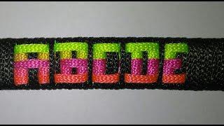 How To Make a Name Bracelet Using Cotton Yarn