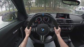 BMW M2 Competition - 1080p (HD) - POV - 6spd Manual - Rain drive - GoPro Hero9 Black.