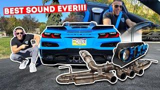 What a $15,000 Titanium Race Exhaust Does to a New C8 Z06!!! *PUTS FERRARI TO SHAME*