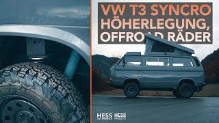 VW T3 Syncro Höherlegung, Offroad-Räder