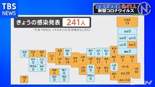 新型コロナウイルス 全国感染者数２４１人【#新型コロナ】