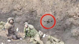 Horrible! Ukraine marines FPV drones brutally kill Russian