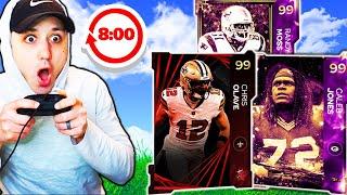 Pulling Every 99 OVR But i Only Have 8 Minutes! Madden 24