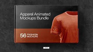 Apparel Animated Mockups Bundle Presentation