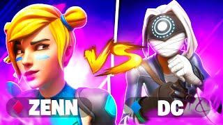 Dc vs Zenn THE BEST 1V1 EVER ON FORTNITE (must watch)