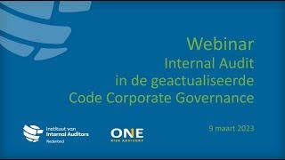 Webinar Corporate Governance Code