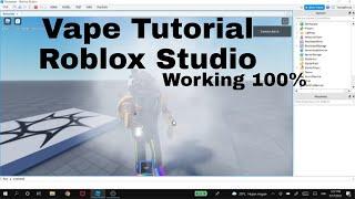 Tutorial Vape In Roblox Studio OMG