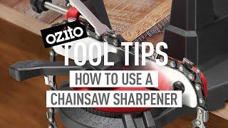 How to Sharpen Chainsaw Chain - Ozito Tool Tips [PXCCSSS-018]