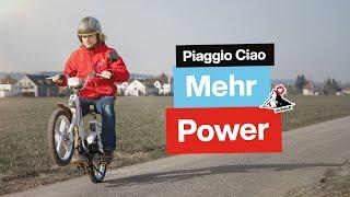 OPTIMIERUNG DER 75CCM PIAGGIO CIAO | Variomatik & Seilzugstarter Umbau