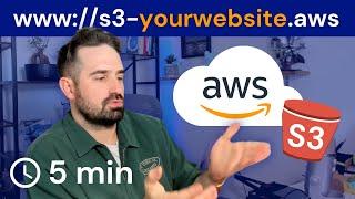 AWS S3: Host your website in under 5 minutes!