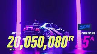 NFS Heat NEW World Record 20 Million Reputation in one night with BMW M3 GTR Most Wanted