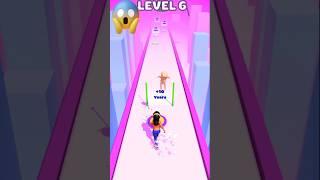 Trampoline Rush  happy baby Runner game play level--6 #tootalgaming69 #shorts