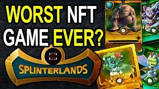 Worst NFT Game Ever? | Splinterlands Gameplay and Review