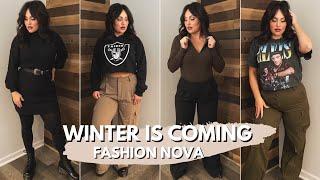 WINTER 2022 WHAT I'M WEARING / MIDSIZE FALL & WINTER FASHION NOVA HAUL / DANIELA DIARIES