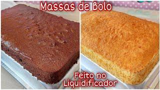 2 Sabores de Massas de Bolo Fofinha feita no Liquidificador para Bolos de Aniversário e Bolo de Pote