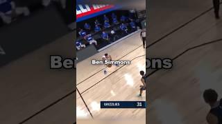 Ben Simmons hits a three pointer.. 