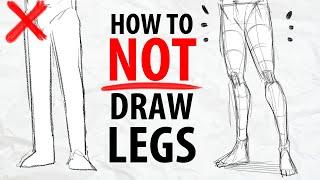 Why Do Your Leg Drawings Look Wrong? Learn The Fix! | DrawlikeaSir