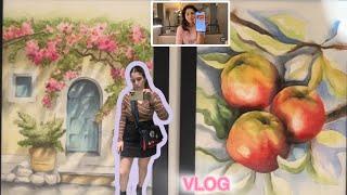 VLOG: MUESTRA de CAMI de PINTURA,  comida MEXICANA, compramos POPEYE y sale mal y HAUL de REBAJAS!