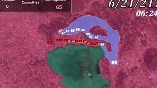 Battle of lake trásimene in 1:30 minute using Google Earth