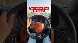 Brezza Stability issues at 180 kmph  #shorts