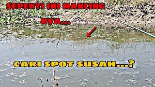 cari spot susah mancing di spot sini saja|mancing ikan nila