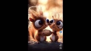 #squirrel #love #kiss #cute #fyp #foryou #viralvideo