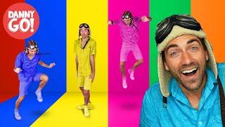 “The Color Dance Game!”  /// Would You Rather Brain Break | Danny Go! Songs for Kids