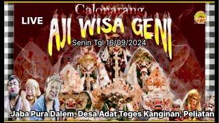  #live Calonarang “Aji Wisa Geni” Pura Dalem,Desa Adat  Teges Kanginan, Peliatan