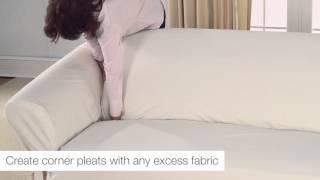 How To Install 1pc Relaxed Fit Slipcovers