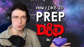 How I PREP D&D with Obsidian