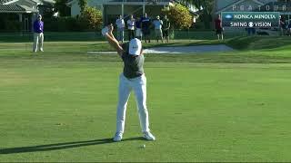 Tommy Fleetwood's slo-mo swing is analyzed at Honda