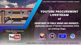 Procurement Livestream for DPWH Zamboanga Sibugay 2nd DEO on March 5, 2025