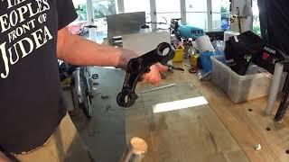 Straightening a Motorcycle Triple Clamp