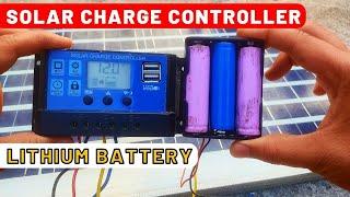 12v 50 WATT Solar Lithium Battery Charger Setup | Solar Charge Controller 3S 12V Lithium Battery