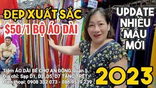 $50/1 bộ ÁO DÀI ĐẸP | Mua áo TẶNG QUẦN | Vải ÁO DÀI BÉ CHỢ AN ĐÔNG nhiều MẪU ĐẸP giá HỜI