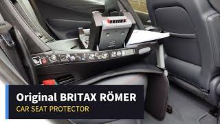 Britax Römer Car Seat Protector test & review - perfect leather seats protection with Isofix space